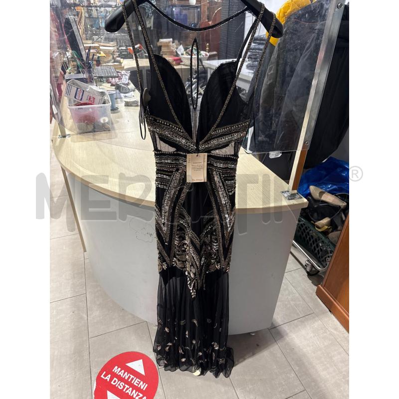 VESTITO DONNA MISS SELFIDGE NERO PERLINE  | Mercatino dell'Usato San giovanni teatino 2
