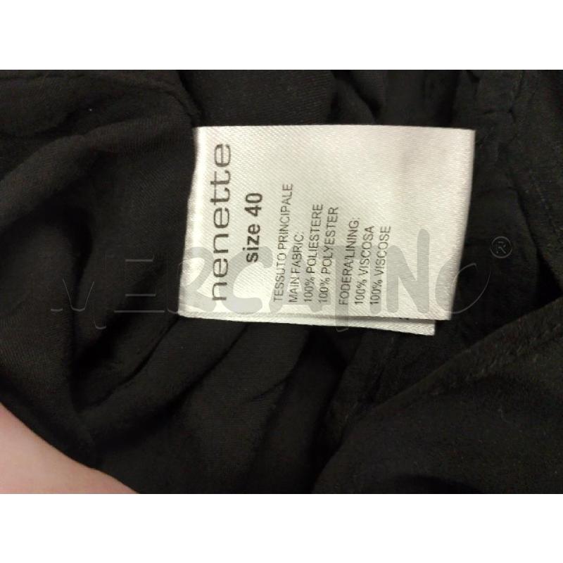VESTITO DONNA NENETTE NERO | Mercatino dell'Usato San giovanni teatino 3