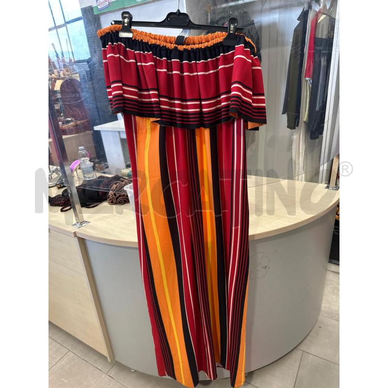 VESTITO DONNA NORA BARTH ROSSO ARANCIONE NERO | Mercatino dell'Usato San giovanni teatino 1