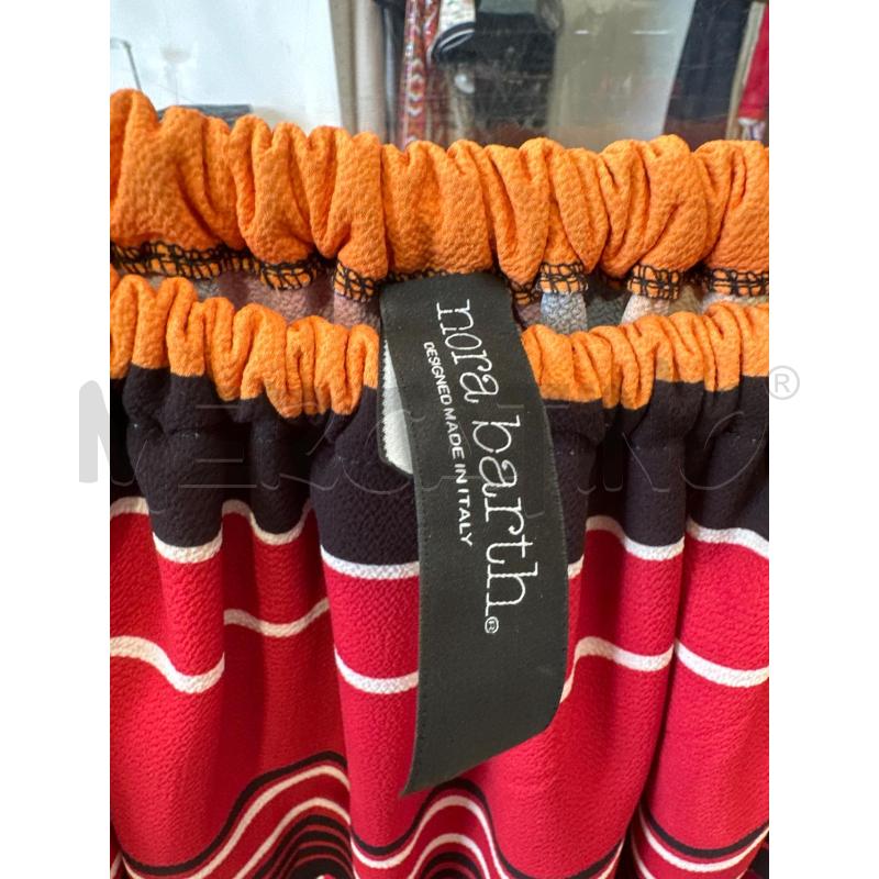 VESTITO DONNA NORA BARTH ROSSO ARANCIONE NERO | Mercatino dell'Usato San giovanni teatino 2