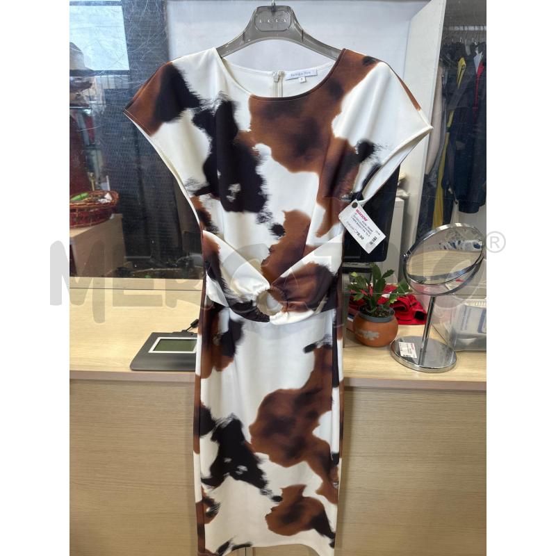 VESTITO DONNA PATRIZIA PEPE BIANCO MARRONE | Mercatino dell'Usato San giovanni teatino 1
