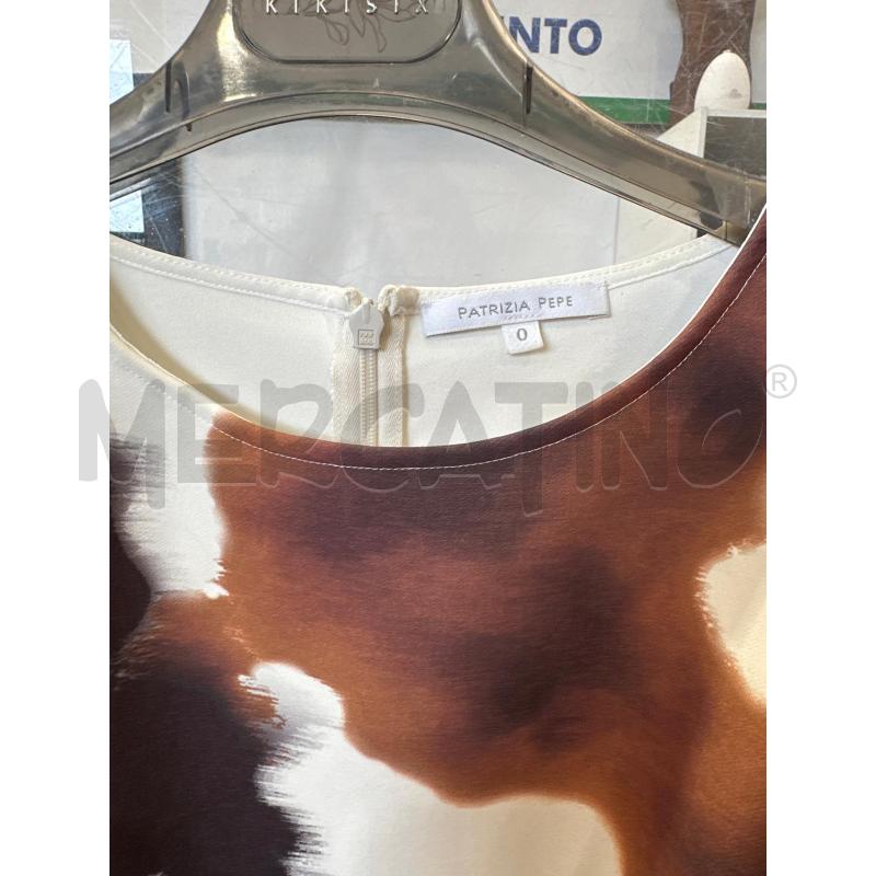 VESTITO DONNA PATRIZIA PEPE BIANCO MARRONE | Mercatino dell'Usato San giovanni teatino 2