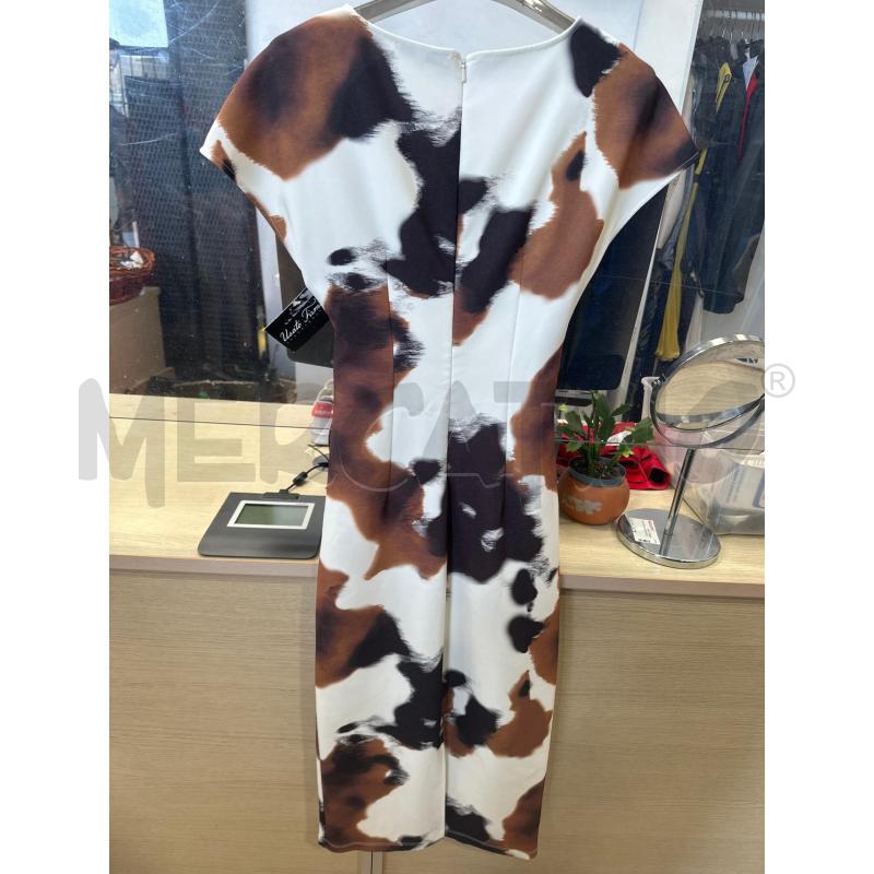 VESTITO DONNA PATRIZIA PEPE BIANCO MARRONE | Mercatino dell'Usato San giovanni teatino 4