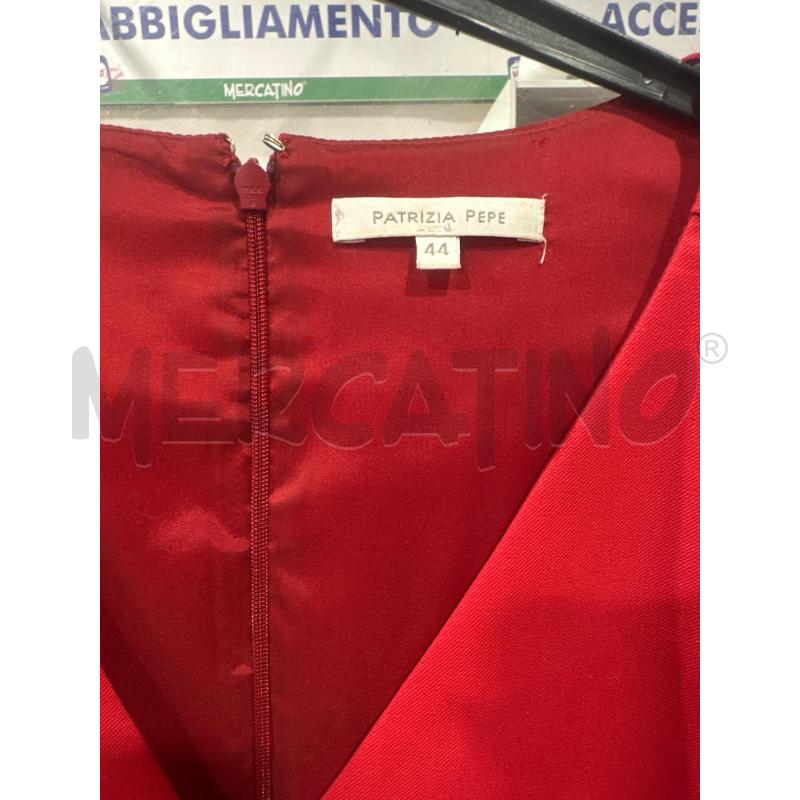 VESTITO DONNA PATRIZIA PEPE ROSSO | Mercatino dell'Usato San giovanni teatino 2