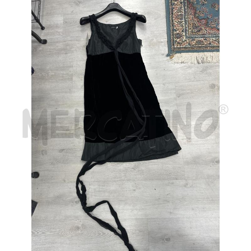 VESTITO DONNA PESERICO NERO VELLUTO | Mercatino dell'Usato San giovanni teatino 1