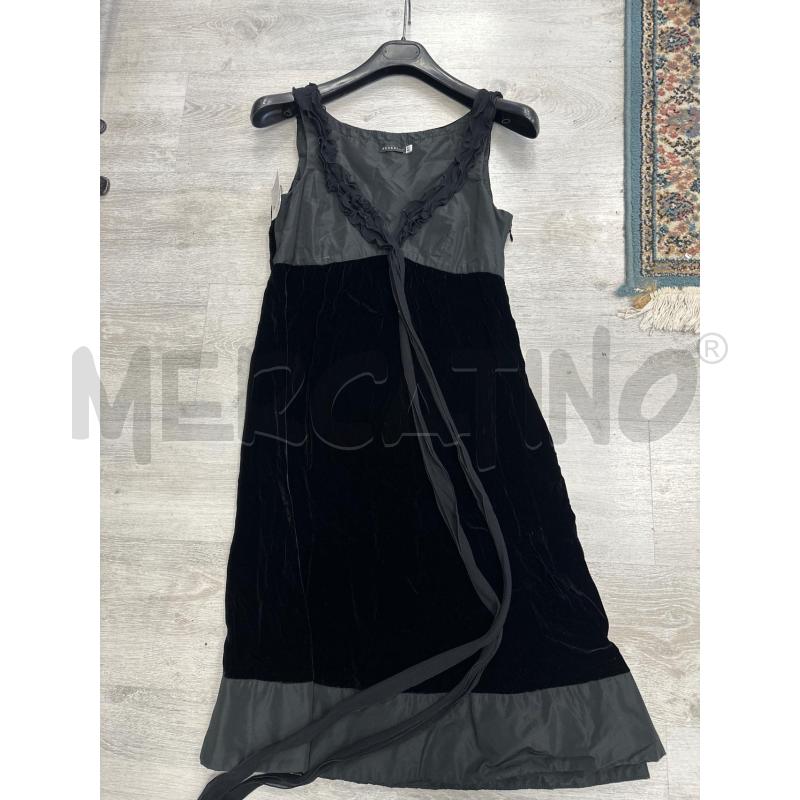 VESTITO DONNA PESERICO NERO VELLUTO | Mercatino dell'Usato San giovanni teatino 2