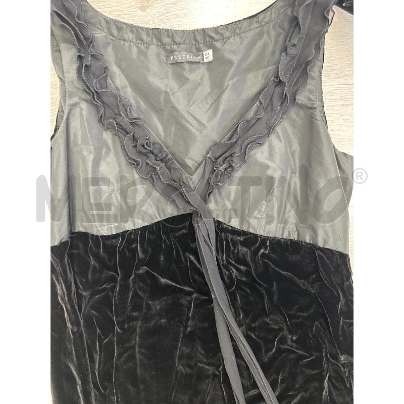 VESTITO DONNA PESERICO NERO VELLUTO | Mercatino dell'Usato San giovanni teatino 3