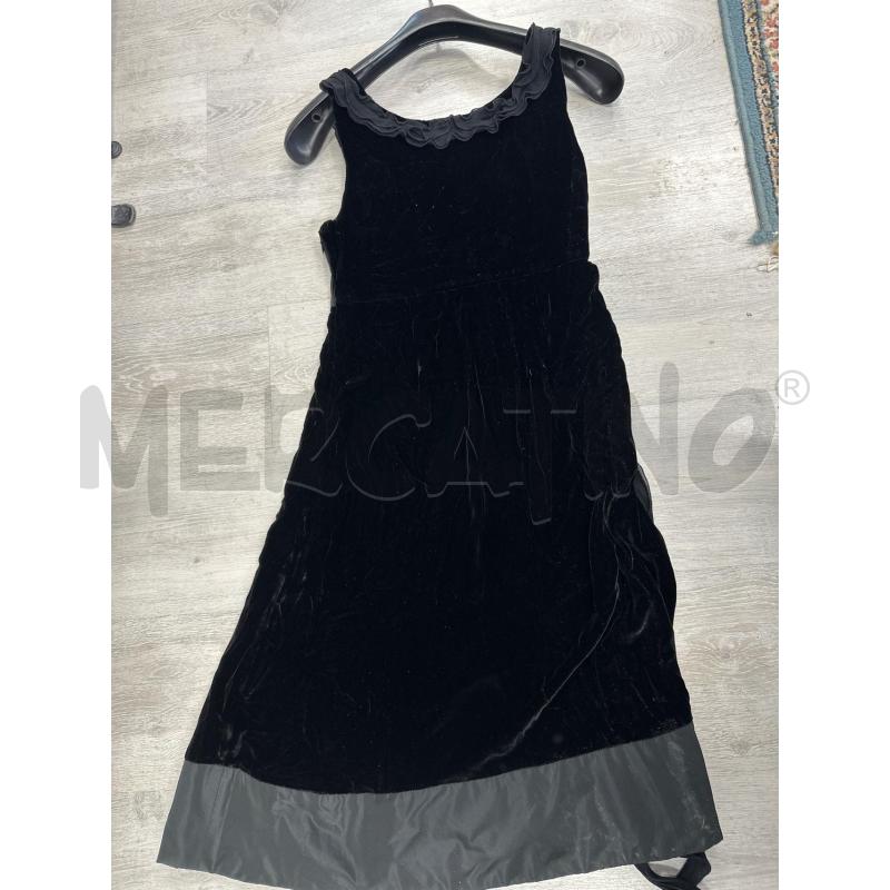 VESTITO DONNA PESERICO NERO VELLUTO | Mercatino dell'Usato San giovanni teatino 4