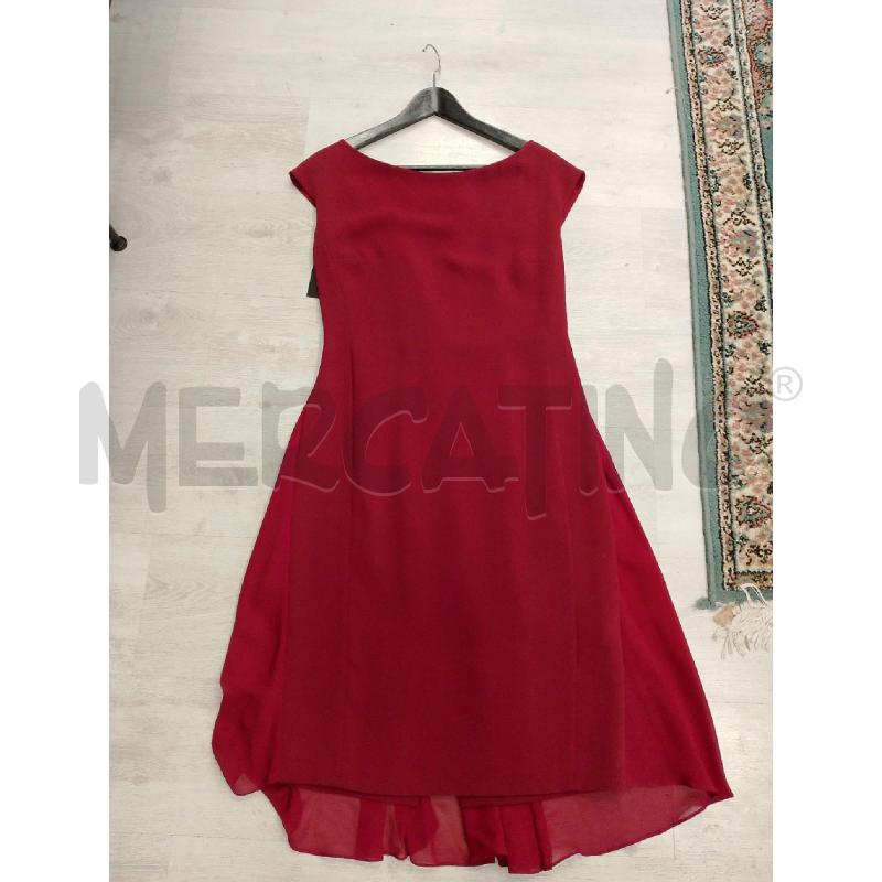 VESTITO DONNA PIANOFORTE ROSSO  | Mercatino dell'Usato San giovanni teatino 1