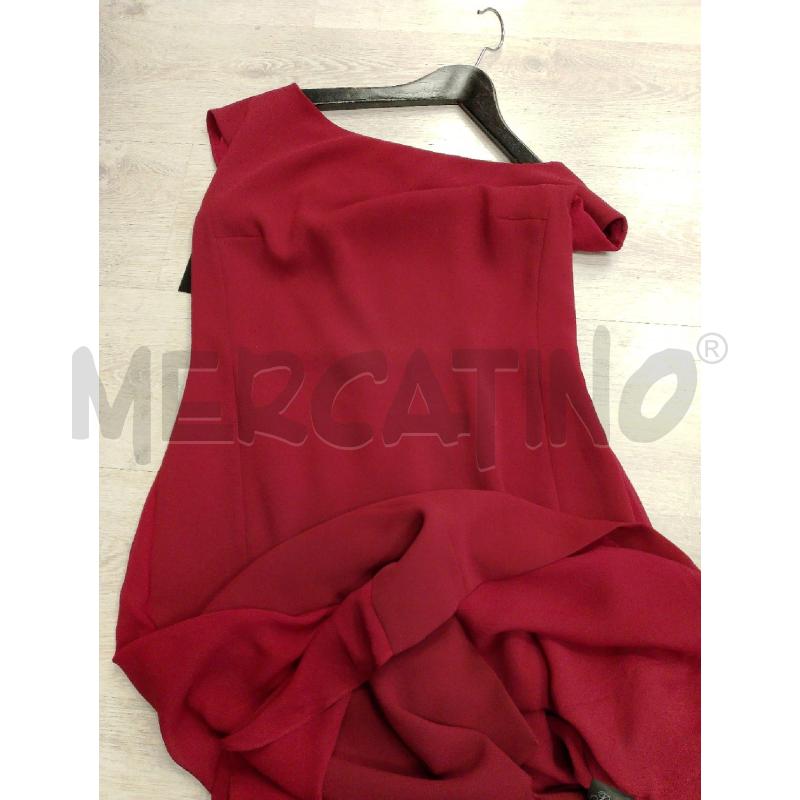 VESTITO DONNA PIANOFORTE ROSSO  | Mercatino dell'Usato San giovanni teatino 3