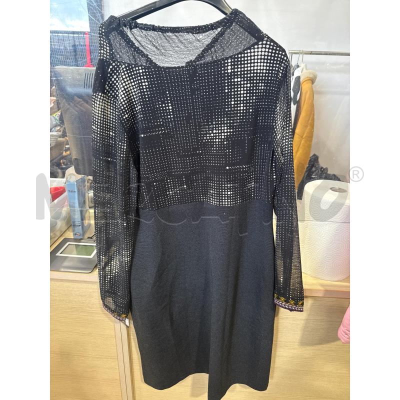 VESTITO DONNA PIANURA STUDIO NERO POIS  | Mercatino dell'Usato San giovanni teatino 2