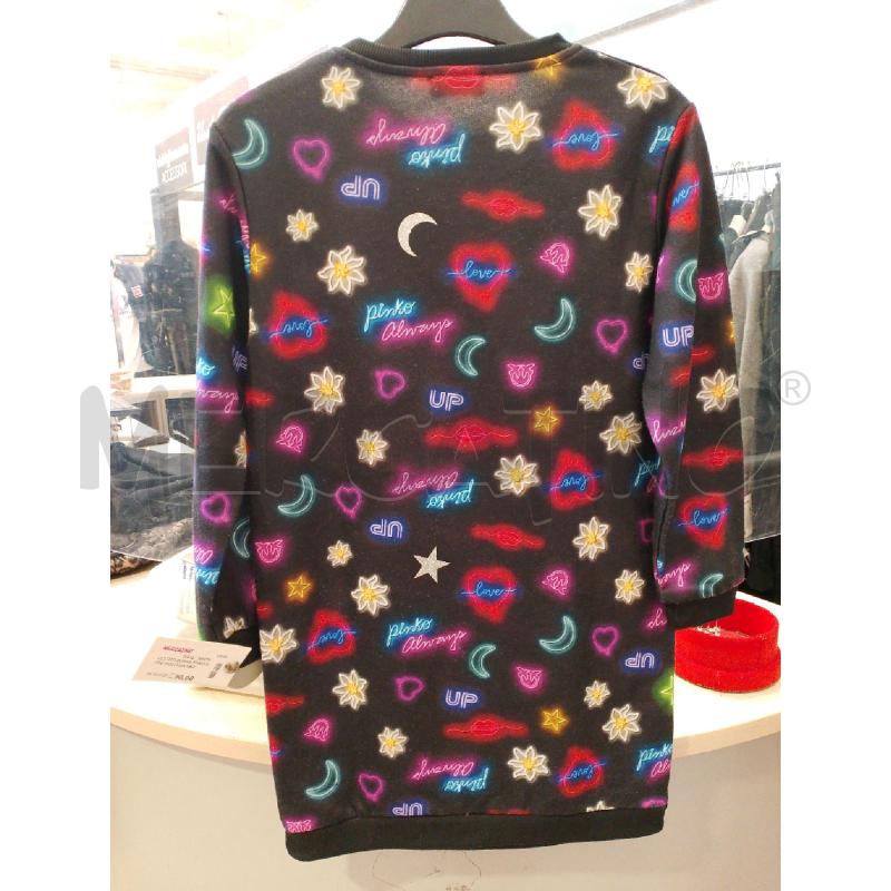 VESTITO DONNA PINKO NERO FANTASIA NEON | Mercatino dell'Usato San giovanni teatino 3