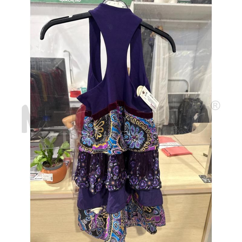 VESTITO DONNA PINKO VIOLA FRANGE FIORI  | Mercatino dell'Usato San giovanni teatino 2
