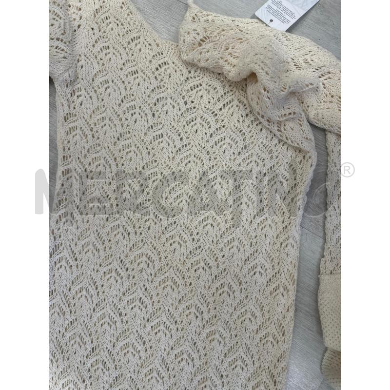 VESTITO DONNA PULLOVER TRAFORATO LUNGO PANNA  | Mercatino dell'Usato San giovanni teatino 2