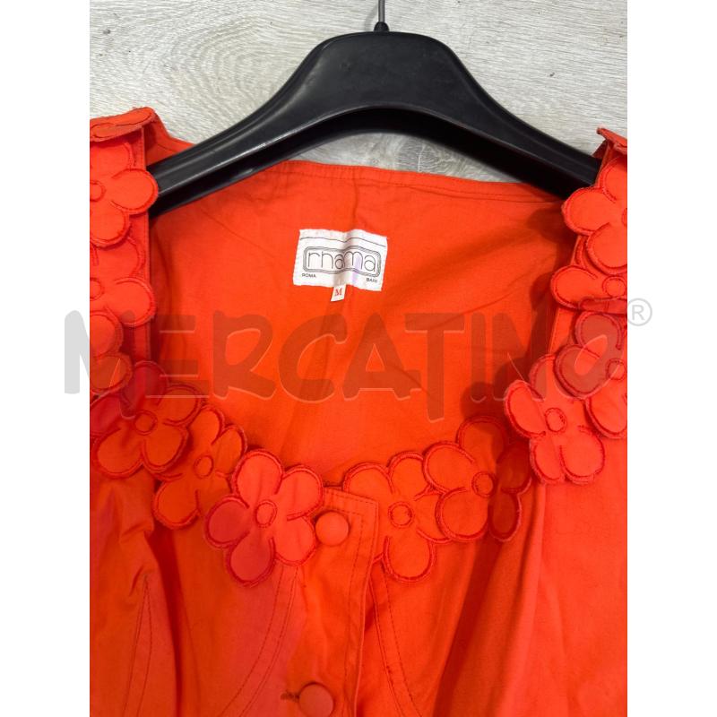 VESTITO DONNA RHAMA CORALLO FIORELLINI | Mercatino dell'Usato San giovanni teatino 2