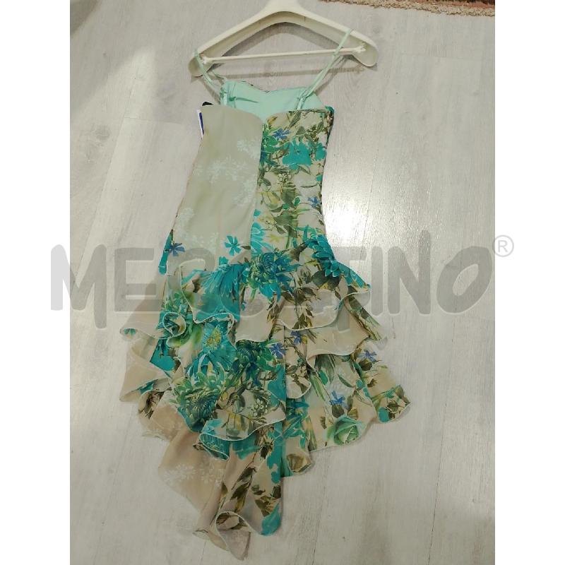 VESTITO DONNA RINASCIMENTO BEIGE VERDE ACQUA | Mercatino dell'Usato San giovanni teatino 2