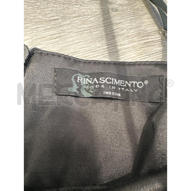 VESTITO DONNA RINASCIMENTO ROSE PIZZO NERO | Mercatino dell'Usato San giovanni teatino 2