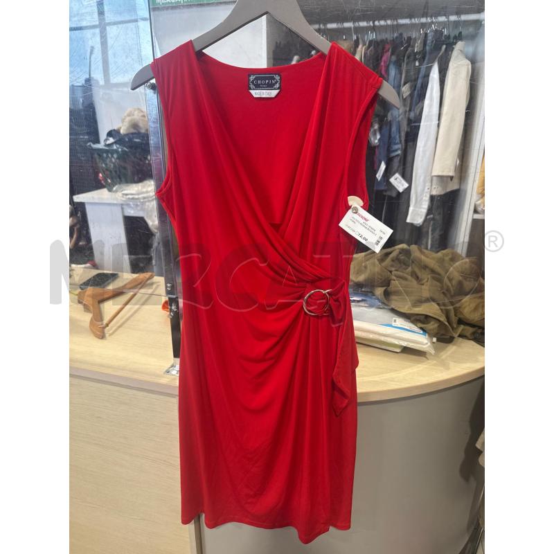 VESTITO DONNA ROSSO CHOPIN  | Mercatino dell'Usato San giovanni teatino 1