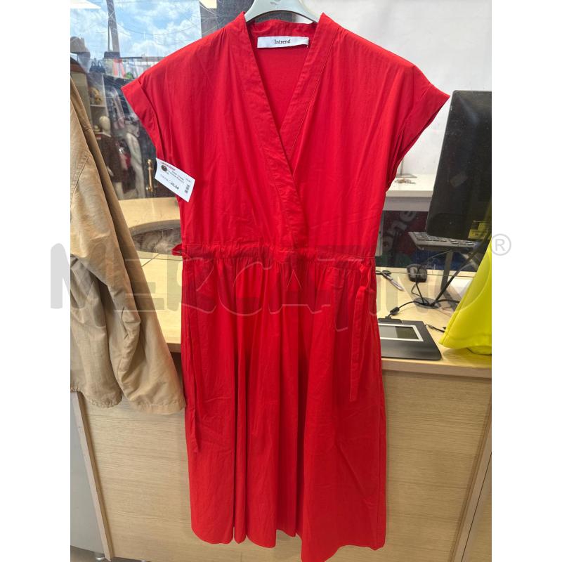 VESTITO DONNA ROSSO INTREND | Mercatino dell'Usato San giovanni teatino 1