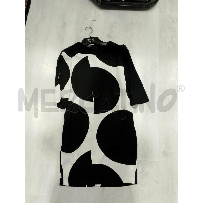 VESTITO DONNA SANDRO FERRONE BIANCO NERO | Mercatino dell'Usato San giovanni teatino 1