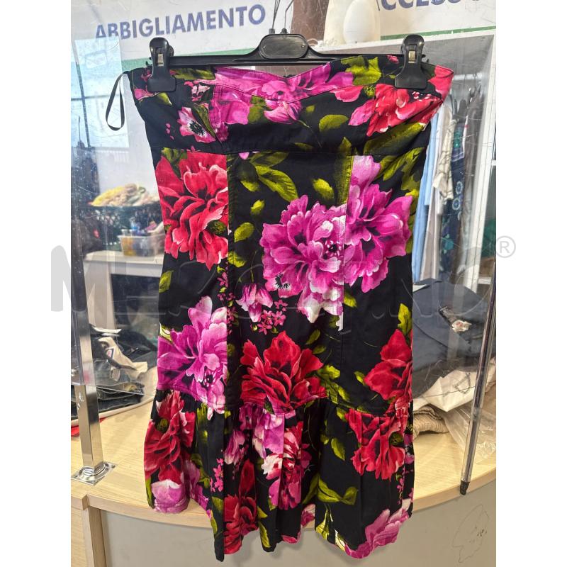 VESTITO DONNA SANDRO FERRONE NERO FIORI  | Mercatino dell'Usato San giovanni teatino 1