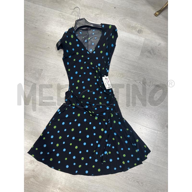 VESTITO DONNA SANDRO FERRONE POIS VERDI AZZURRI | Mercatino dell'Usato San giovanni teatino 1