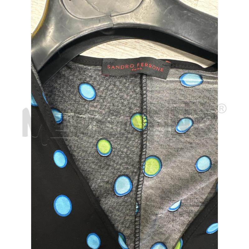 VESTITO DONNA SANDRO FERRONE POIS VERDI AZZURRI | Mercatino dell'Usato San giovanni teatino 2