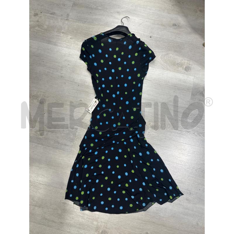 VESTITO DONNA SANDRO FERRONE POIS VERDI AZZURRI | Mercatino dell'Usato San giovanni teatino 3