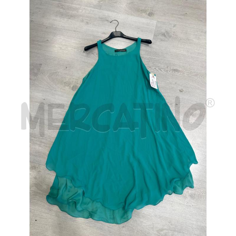 VESTITO DONNA SANDRO FERRONE VERDE ACQUA TG44 | Mercatino dell'Usato San giovanni teatino 1