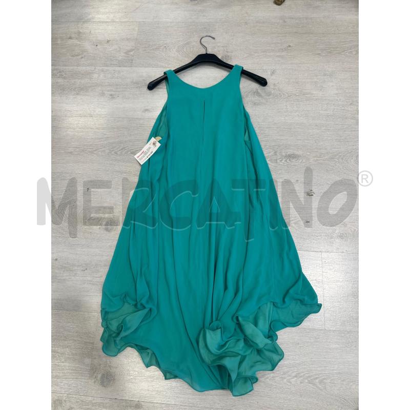 VESTITO DONNA SANDRO FERRONE VERDE ACQUA TG44 | Mercatino dell'Usato San giovanni teatino 3