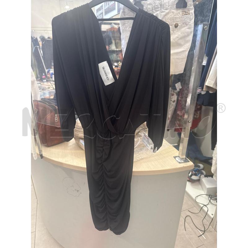 VESTITO DONNA SILVIAN HEACH NERO ARRICCIATO | Mercatino dell'Usato San giovanni teatino 1