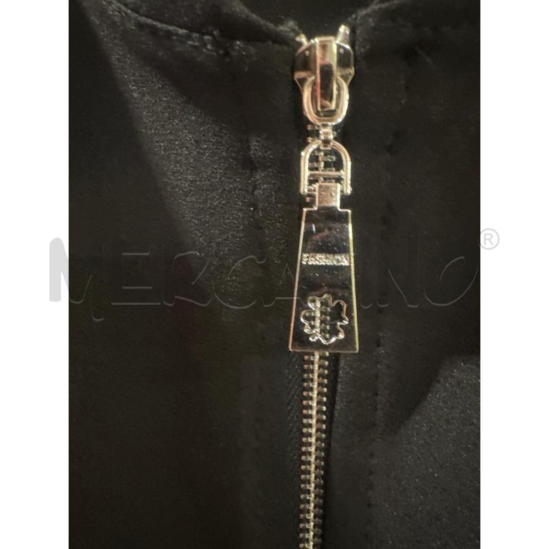 VESTITO DONNA SMARCHIATO NERO ZIP MEZZA MANICA NERO  | Mercatino dell'Usato San giovanni teatino 2