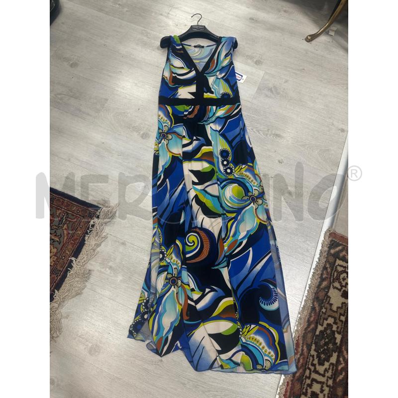 VESTITO DONNA TALCO FANTASIA COLORATA LUNGO | Mercatino dell'Usato San giovanni teatino 1