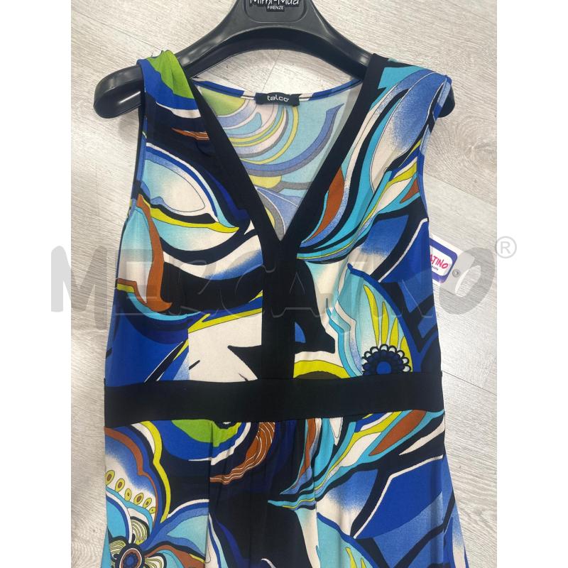 VESTITO DONNA TALCO FANTASIA COLORATA LUNGO | Mercatino dell'Usato San giovanni teatino 2