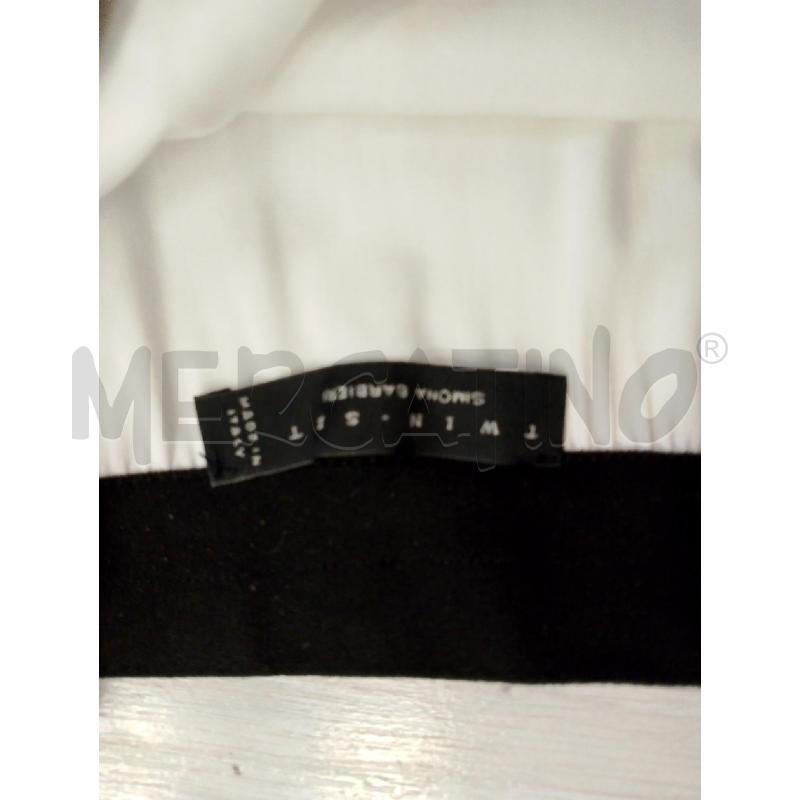VESTITO DONNA TWINSET BIANCO SPALLINE NERE | Mercatino dell'Usato San giovanni teatino 2