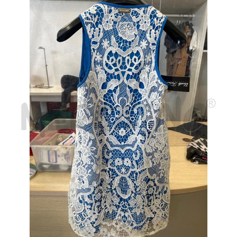 VESTITO DONNA TWINSET BLU TRAFORATO BIANCO | Mercatino dell'Usato San giovanni teatino 3