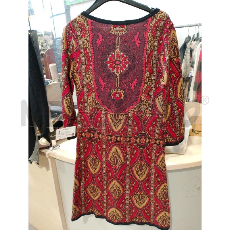VESTITO DONNA TWINSET ROSSO FANTASIA | Mercatino dell'Usato San giovanni teatino 3