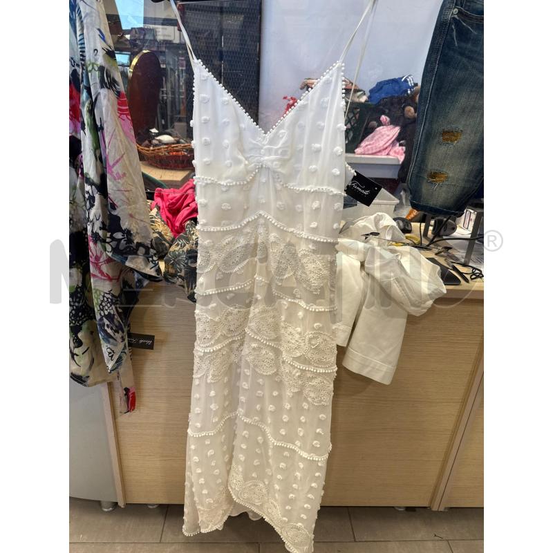VESTITO DONNA UTERQUE BIANCO LUNGO | Mercatino dell'Usato San giovanni teatino 1