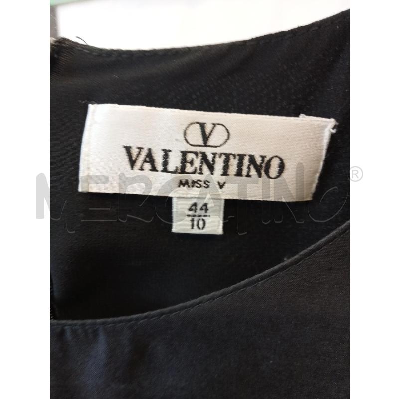 VESTITO DONNA VALENTINO NERO RIGA BIANCA | Mercatino dell'Usato San giovanni teatino 3