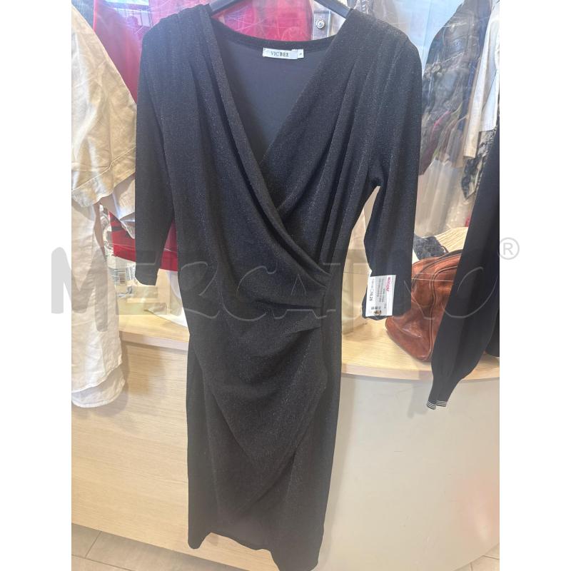 VESTITO DONNA VICBEE NERO BRILLANTINI | Mercatino dell'Usato San giovanni teatino 1
