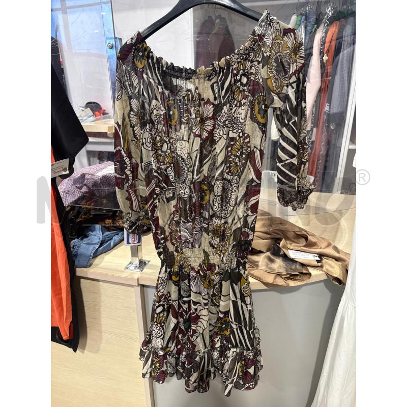VESTITO DONNA VICOLO BEIGE FANTASIA | Mercatino dell'Usato San giovanni teatino 2
