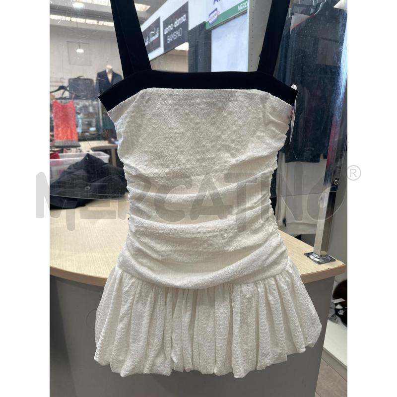VESTITO DONNA ZARA BIANCO NERO  | Mercatino dell'Usato San giovanni teatino 1