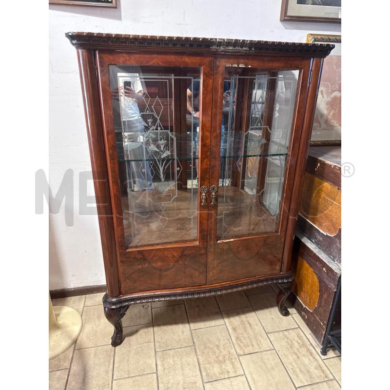 VETRINETTA DUE ANTE LEGNO PIEDINI | Mercatino dell'Usato San giovanni teatino 1