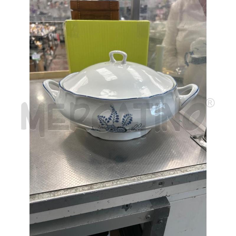 ZUPPIERA GINORI BORDO BLU DECORO FIORI | Mercatino dell'Usato San giovanni teatino 1