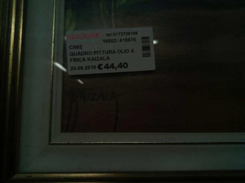QUADRO PITTURA OLIO AFRICA KAIZALA | Mercatino dell'Usato Savigliano 2