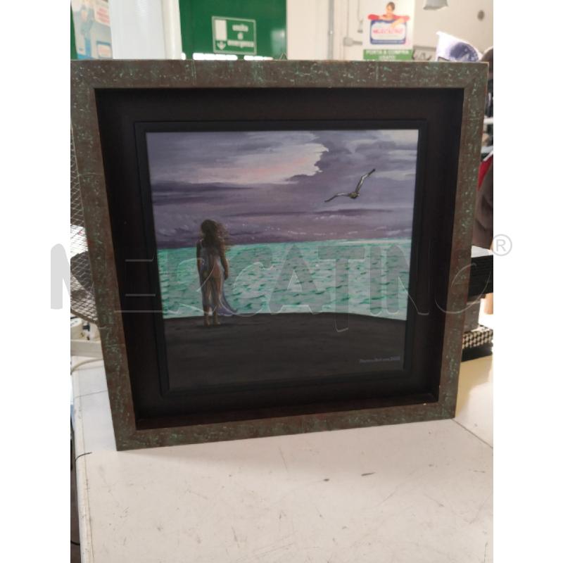 QUADRO PITTURA OLIO MASSIMO BELTRAMO IL GABBIANO | Mercatino dell'Usato Savigliano 1