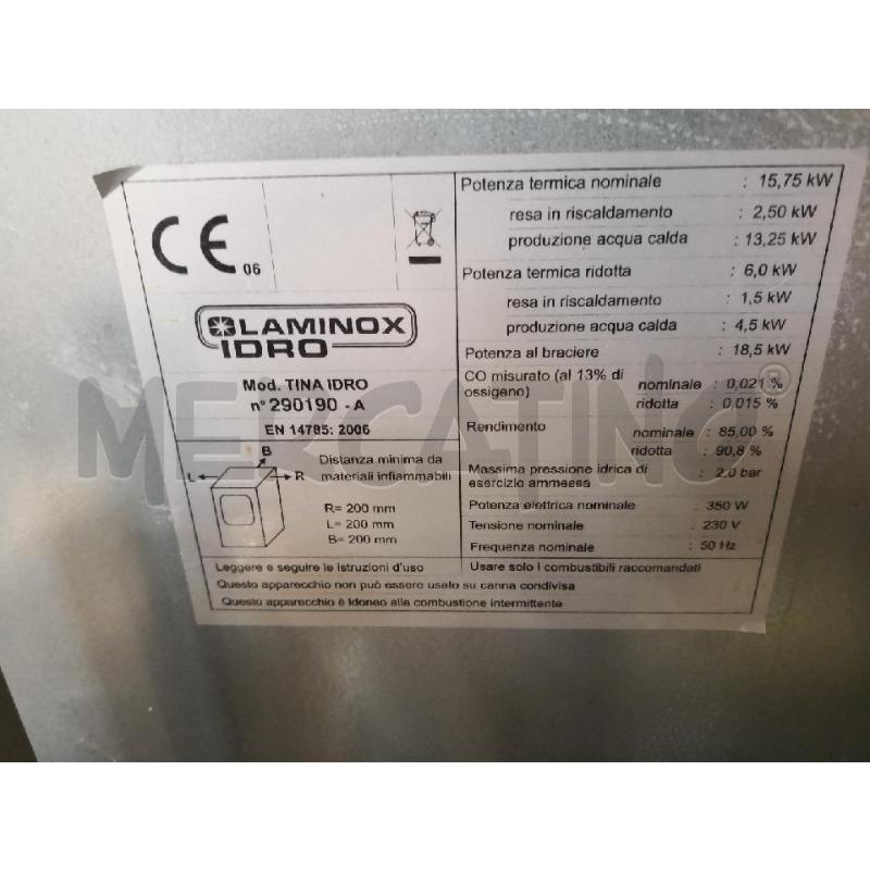 STUFA A PELLET IDRO LAMINOX 18 KW | Mercatino dell'Usato Savigliano 5