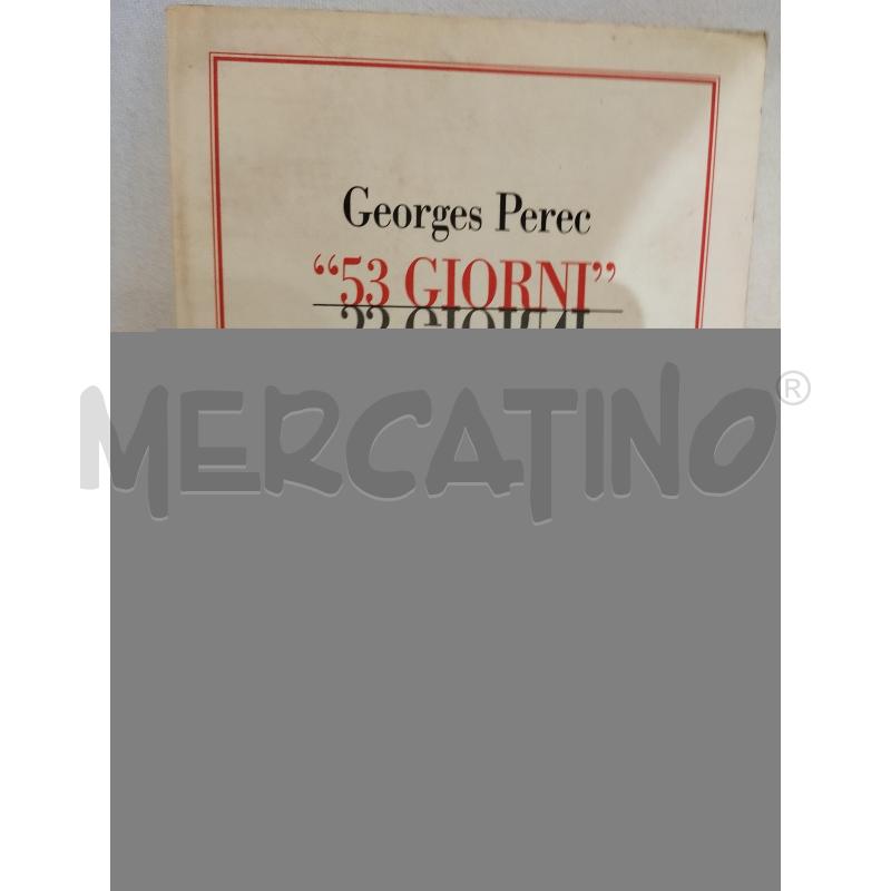 53 GIORNI GEORGES PEREC | Mercatino dell'Usato Catania stazione centrale 1