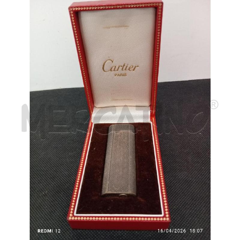 ACCENDINO DA COLLEZIONE CARTIER ARG | Mercatino dell'Usato Catania stazione centrale 1