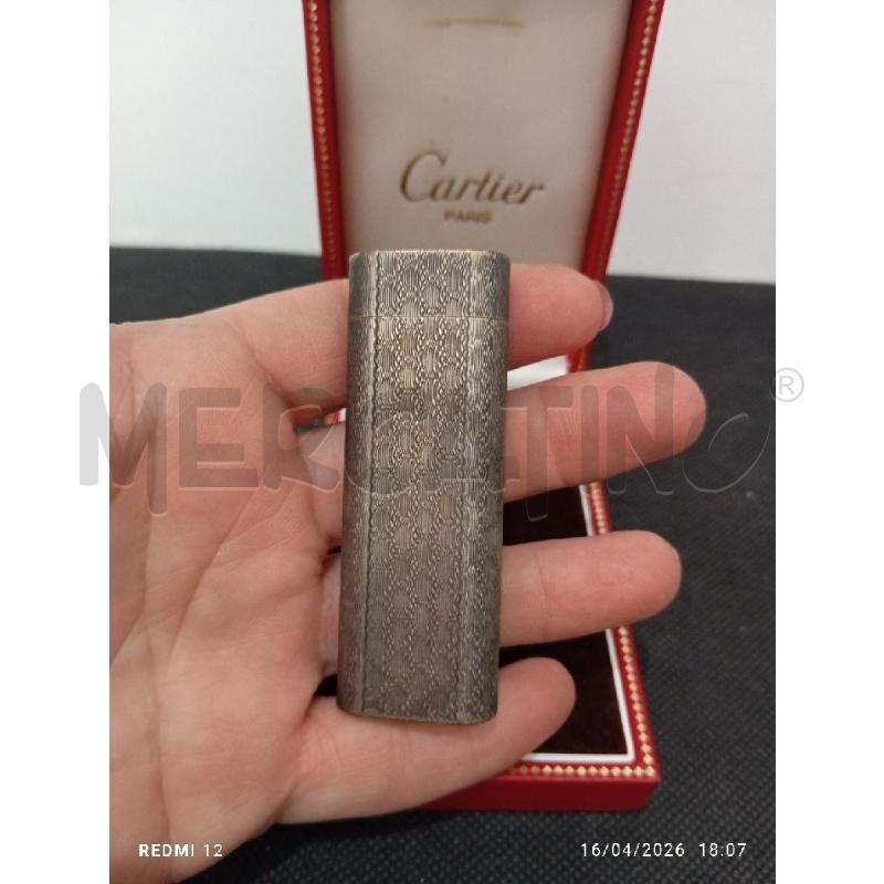 ACCENDINO DA COLLEZIONE CARTIER ARG | Mercatino dell'Usato Catania stazione centrale 2